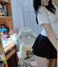 CEENIU情趣性感房事戰(zhàn)袍2025新款內(nèi)衣JK制服角色扮演小胸?zé)o袖秘書風(fēng)套裝 知性秘書套裝 均碼 【領(lǐng)結(jié) 襯衫 手環(huán)*2 裙子 T褲】 曬單實(shí)拍圖