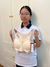 婷美發(fā)育期少女初中學(xué)生運動(dòng)文胸青春期高中生防震背心大童內衣 膚XL 曬單實(shí)拍圖