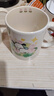 高顏值卡通陶瓷杯套裝耐高溫學(xué)生餐杯辦公室家用情侶杯卡通水杯 郁金香翹屁股小狗單杯 2個(gè) 350ml 曬單實(shí)拍圖