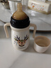 英氏（YEEHOO）嬰兒奶瓶新生兒奶瓶?jì)和乇瓕W(xué)飲杯水杯恒溫沖夜奶 （貴族白） 曬單實(shí)拍圖
