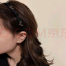 卓可可氣質(zhì)小香風(fēng)星星金屬細發(fā)箍女高級感2025年新款春夏黑色簡(jiǎn)約頭箍 星星發(fā)箍【黑色】 曬單實(shí)拍圖