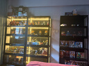 木馬人手辦展示柜子樂(lè )高亞克力展示架酒柜盲盒非玻璃陳列柜零食置物貨架 黑色-五層80長(cháng)（三面透明防塵） 曬單實(shí)拍圖