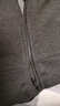 優(yōu)衣庫男裝女裝連帽拉鏈運動(dòng)開(kāi)衫長(cháng)袖外套休閑衛衣25新款479800 06 鉛灰色 L 曬單實(shí)拍圖