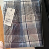 三槍【100%純棉】睡褲男寬松全棉短褲經(jīng)典格紋夏季新品沙灘褲家居褲 曬單實(shí)拍圖