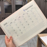 時(shí)代良品創(chuàng  )意鼠標墊日歷2026年新款臺歷辦公室桌面打卡記事本月歷日程計劃表定制26年高考倒計時(shí) 淺卡其（臺歷日期：2026年） 曬單實(shí)拍圖