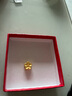 中銀鑫行桃花轉(zhuǎn)運(yùn)珠吊墜足金999黃金項(xiàng)鏈掛墜硬金DIY手串送女友禮物 桃花吊墜（克重多退少補(bǔ)） 約0.8g 曬單實(shí)拍圖