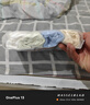 貓人（MiiOW）內褲男純棉桑蠶絲抗菌內襠透氣大碼四角褲男士?jì)妊澼p薄款4條裝 奶油白+青草綠+牛仔藍+姜鵝黃 4條 XL 建議體重120-145斤 曬單實(shí)拍圖