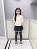 NICKYBABY女童加絨打底褲秋冬褲裙2025新款春秋兒童假兩件裙褲女孩外穿褲子 2176灰色【加絨款】 140 cm 曬單實(shí)拍圖