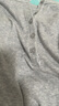 優(yōu)衣庫(kù)女裝柔軟羅紋撞色圓領(lǐng)T恤/長(zhǎng)袖插肩袖內(nèi)搭25秋冬新款481438 69 藏青色 S /155/80A 曬單實(shí)拍圖
