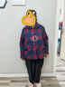 俞兆林中老年人秋裝外套女奶奶媽媽春秋衣服老人老太太休閑上衣 Y53D104 曬單實(shí)拍圖