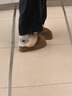 UGG秋季女士包頭厚底LOGO松緊帶休閑懶人毛毛鞋 1113474 CHE | 栗色 36 曬單實(shí)拍圖
