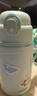 膳魔師（THERMOS）兒童水杯吸管杯帶杯套暢吸便攜學(xué)生水杯幼兒園水杯卡扣防誤觸BBST 曬單實(shí)拍圖