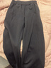本來(lái)（benlai）女裝云感柔女士休閑褲女束腳褲25秋季新款褲子女BNM650024 深灰 L 曬單實(shí)拍圖