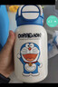 杯具熊（BEDDYBEAR）開(kāi)口雙飲蓋兒童保溫杯帶吸管水杯316鋼大容量保溫壺600ML哆啦A夢(mèng) 曬單實(shí)拍圖