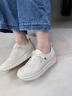 蜘蛛王女鞋2025新款輕便軟皮運動(dòng)休閑鞋軟底免系帶小白鞋百搭平底板鞋子 米色【軟皮軟底】 37 (235mm) 【專(zhuān)柜正品】 曬單實(shí)拍圖