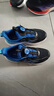 特步（XTEP）兒童運動(dòng)鞋燚系列透氣潮流旋鈕扣緩震跑鞋 黑/碧湖藍/普魯士藍 34 曬單實(shí)拍圖