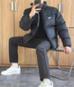 耐克（NIKE）羽絨服男 25冬季新款運動(dòng)服時(shí)尚潮流保暖防風(fēng)外套戶(hù)外休閑棉羽 熱售/Therma-FIT/黑色立領(lǐng)簡(jiǎn)約 /建議拍小一碼 XL (180/96A) 曬單實(shí)拍圖