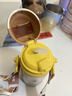 babycare兒童保溫杯嬰兒小松鼠寶寶1-3歲不銹鋼吸管水杯壺學生上學450ml 曬單實拍圖