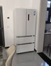 美的（Midea）508升法式多門(mén)四開(kāi)門(mén)一級能效雙系統雙循環(huán)除菌凈味國家補貼20%家用冰箱大容量BCD-508WTPZM(E)白 曬單實(shí)拍圖