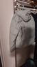 優(yōu)衣庫男裝無縫羽絨連帽外套/羽絨服保暖休閑夾克470077 02 淺灰色 L /175/100A 曬單實拍圖