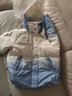 G.DUCKKIDS品牌童裝兒童羽絨服女童冬裝加厚保暖外套女孩洋氣外穿中大童衣服 藍色 120cm 曬單實拍圖
