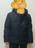 雪中飛鵝絨羽絨服男士短款脫卸帽加厚保暖休閑商務(wù)秋冬外套男裝180 曬單實(shí)拍圖