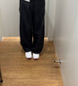 優(yōu)衣庫女裝休閑長褲/休閑運動褲降落傘褲子防曬褲475820 10 水粉色 XS /155/58A 曬單實拍圖