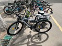 金武端自行車(chē)成人山地車(chē)公路賽車(chē)單車(chē)騎行變速超輕越野中學(xué)生初中青少年 頂配升級版-輻條輪-黑白色 26寸21速 曬單實(shí)拍圖