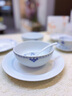 RoyalCopenhagen[11.11保價(jià)]皇家哥本哈根白色半蕾絲加公主藍雙人食套餐 曬單實(shí)拍圖