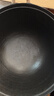 王源吉鐵鍋炒鍋雙耳蘇鍋王老式家用圓底無(wú)涂層手工龜紋大肚不粘炒鍋38cm 曬單實(shí)拍圖