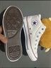 匡威（Converse）官方 莫爾登All Star男女板鞋中幫帆布小白鞋A00812C A00812C 38 曬單實(shí)拍圖