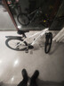 永祺雷神山地自行車(chē)成人自行車(chē)鋁合金21速線(xiàn)碟禧瑪諾變速中學(xué)生自行車(chē) 流光白/灰+21速 26寸x14.5寸|身高150-165cm 曬單實(shí)拍圖