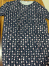 宜而爽【冰絲睡裙】女士梭織連衣裙可外穿短袖家居服性感睡衣女 曬單實(shí)拍圖