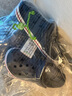 卡駱馳crocs洞洞鞋貝雅卡駱班輕便耐磨一腳蹬休閑鞋|205089 深藍/辣椒紅-4CC 43 (270mm) 曬單實(shí)拍圖