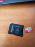 閃迪（SanDisk）128GB TF(MicroSD)內(nèi)存卡 4K極速金卡A2 V30 U3行車記錄儀 運動相機無人機 監(jiān)控存儲卡 讀190MB/s 曬單實拍圖