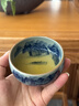 陶福德景德鎮手繪柴窯青花山水聚財主人杯陶泥開(kāi)片男士高端全手工送禮 手繪柴窯-山水聚財杯 120ml 1只 曬單實(shí)拍圖