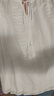 森馬（Semir）長(cháng)袖襯衫女流蘇刺繡波西米亞風(fēng)2025秋白色寬松袖襯衣10A525105001 曬單實(shí)拍圖