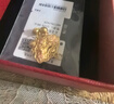 老廟黃金吊墜鏤空粉荷平安鎖成人掛墜寶寶鎖送女友老婆禮物 琺瑯款 吊墜+肖邦鏈 金重總重約6.96g 曬單實(shí)拍圖