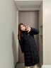 95絨東北加厚羽絨服女長(cháng)款超厚保暖哈爾濱雪鄉裝備零下40度外套男 黑色-男女同款 國標95絨-零下40°防寒 M 充絨407克（110-130斤） 曬單實(shí)拍圖
