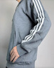 adidas休閑加絨加厚連帽衛衣套頭衫男裝秋冬阿迪達斯官方輕運動(dòng) 深麻灰   M 曬單實(shí)拍圖