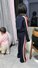 巴萊恩娜童裝女童套裝春秋2025新款兒童運(yùn)動(dòng)外套中大童秋裝兩件套潮衣服 藏青色 套裝 130 cm 曬單實(shí)拍圖