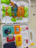 欣格嬰兒玩具1-3歲忙碌板游戲桌蒙氏早教益智多面體手拍鼓生日禮物 曬單實(shí)拍圖