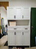 曲柏年全鋁合金屬鞋柜別墅大門(mén)口戶(hù)外室外防水防曬陽(yáng)臺儲物門(mén)廳戶(hù)外鞋柜 白色四門(mén)一抽90*36*200（不怕日曬） 曬單實(shí)拍圖