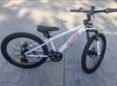 喜德盛兒童自行車(chē)小王子變速車(chē)7速青少年學(xué)生通勤運動(dòng)騎行單車(chē) 白粉色  曬單實(shí)拍圖