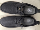 駱駝（CAMEL）男鞋夏季新款系帶軟底透氣緩震厚底潮流運動(dòng)休閑男士布 G13M391100 黑色 41 曬單實(shí)拍圖