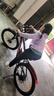 鳳凰（Phoenix）兒童自行車(chē)山地車(chē)學(xué)生車(chē)腳踏車(chē)6-12-18歲童車(chē) 霸道 黑紅色 24寸 曬單實(shí)拍圖