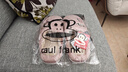 大嘴猴（paul frank）情侶棉拖鞋女男可愛(ài)家用室內防滑半包跟情侶家居秋冬保暖地板拖 粉色 38-39 曬單實(shí)拍圖