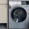西門子（SIEMENS）全新無界 洗烘套裝 10公斤滾筒全自動變頻洗衣機 智能除漬 防過敏程序 除菌液洗 10公斤熱泵烘干機 WG52E1U80W+WQ53E2D80W 曬單實拍圖