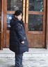 小鵝足跡長(zhǎng)款加厚兒童羽絨服2025男童工裝外套女童中大童裝95白鴨絨衣服 黑色 130 適合123-130 曬單實(shí)拍圖