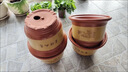 懷音花盆陶瓷家用粗陶透氣大口徑陶土花盆紫砂花盆透氣陶瓷盆綠植 28+28【兩個(gè)裝】帶托盤(pán) 曬單實(shí)拍圖